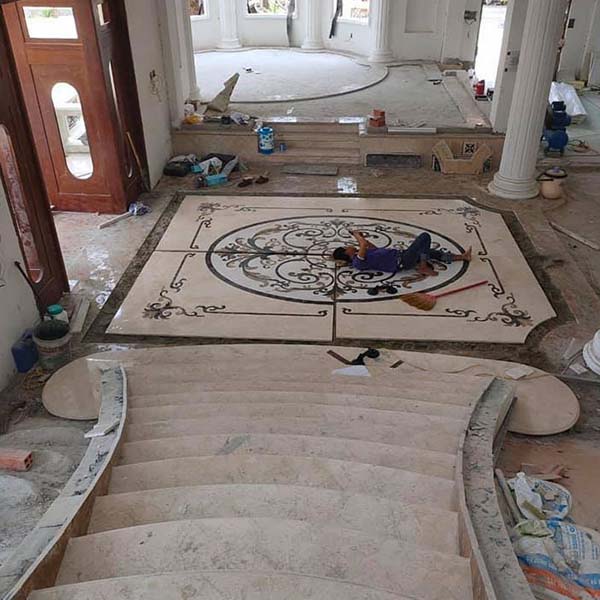 mẫu nền nhà dá marble hoa văn đep